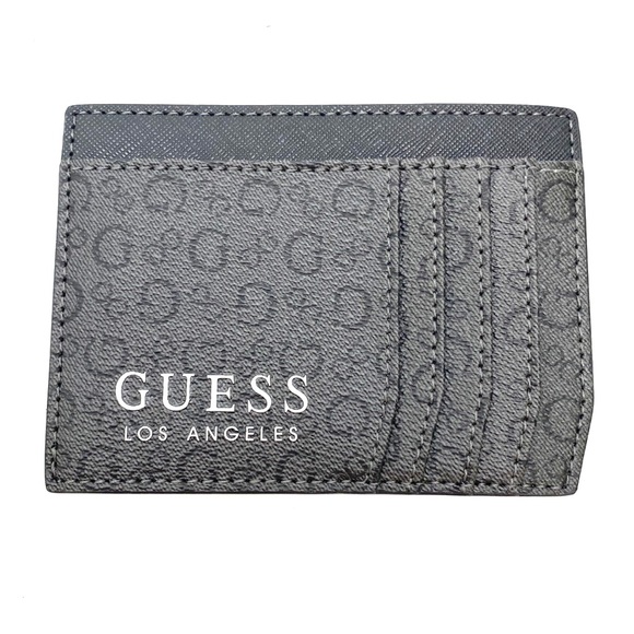 Guess Vezzola Men's Black Signature G Card Case/Holder - Picture 1 of 4